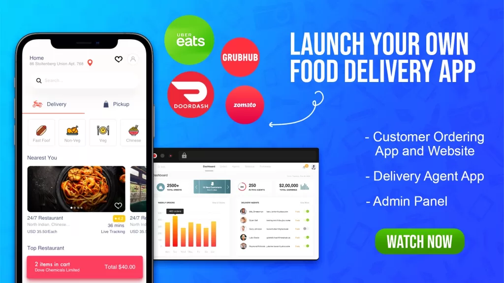 food delivery clone app