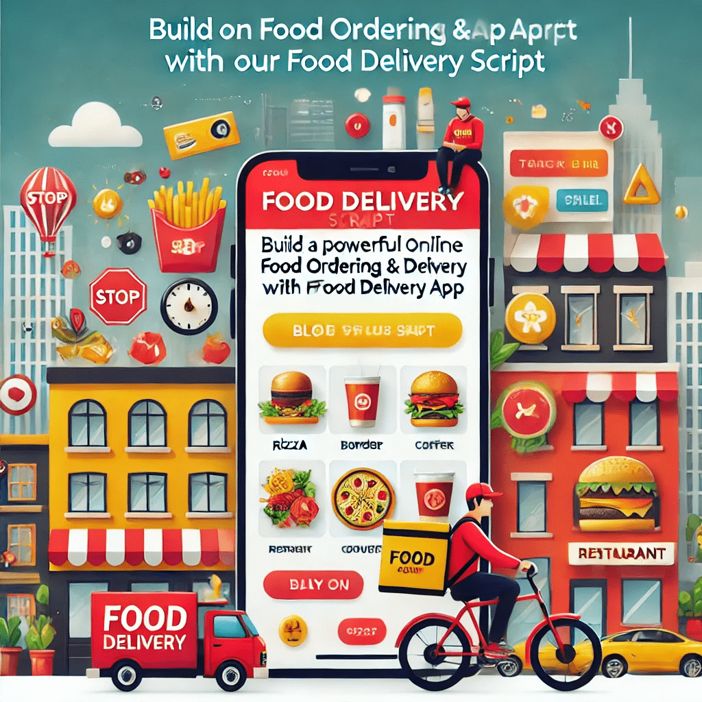 Food Delivery Script - Create an Online Food Ordering and Delivery App