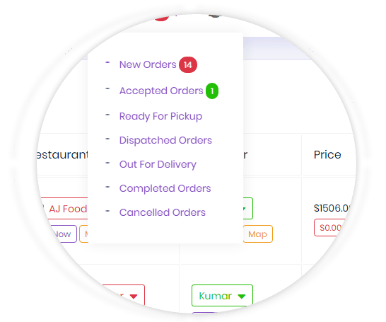 food delivery app script